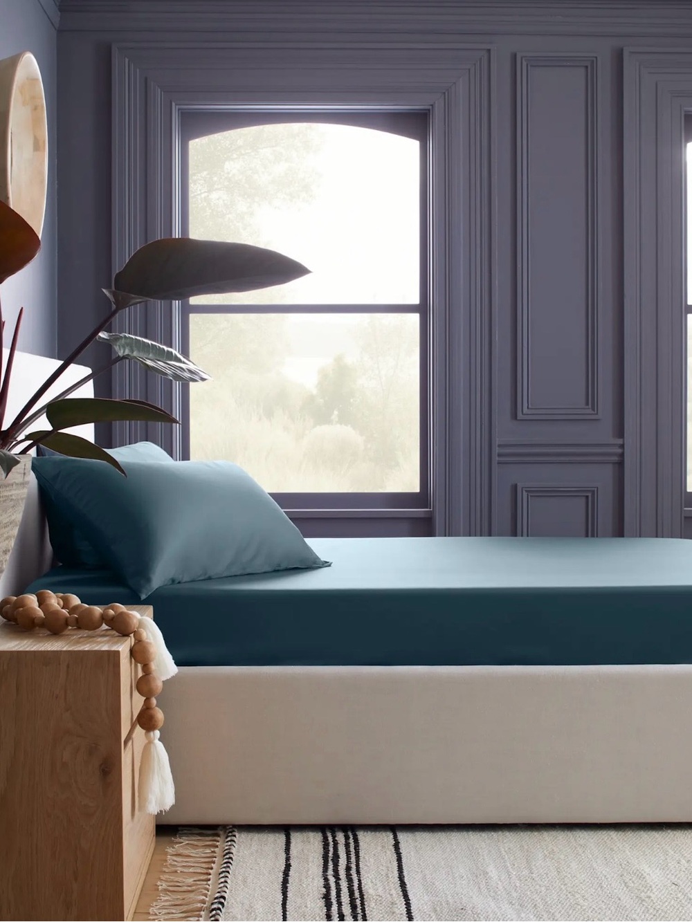 Quince Organic Bamboo Fitted Sheet Set | Full | Nightfall